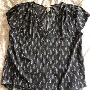 H&M Giraffe Blouse